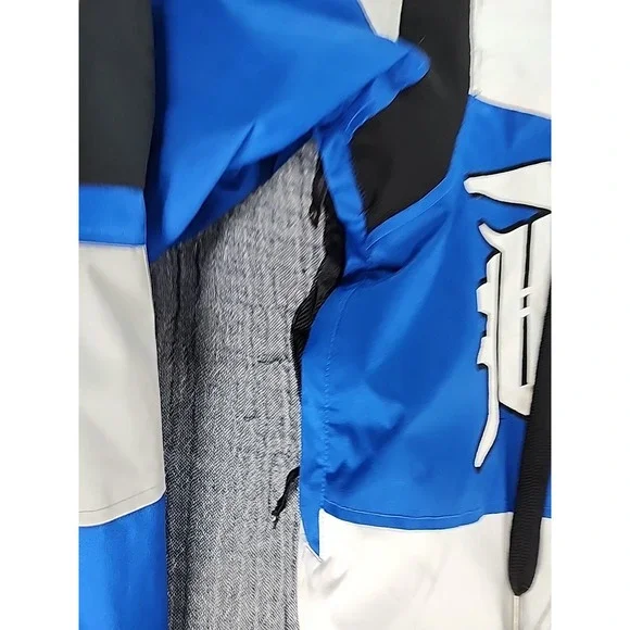 VTG Y2K TechNine Tech IX Snowboard Suit Jacket & Pants Men's Size XL Tall Blue